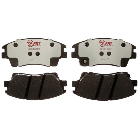 R/M Brakes BRAKE PADS OEM OE Replacement Hybrid Technology Includes Mounting Hardware EHT1847H